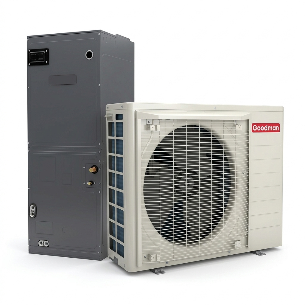 Goodman 36,000 BTU 19.0 SEER2 High Efficiency Multi Position Air Handler Unit Ducted Heat Pump Split System R32 230V