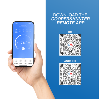 Cooper&amp;Hunter 4-Zone Mini Split AC &amp; Heat Pump -- 48000 (4.0 Ton), One Way Ceiling Cassette Units (9K+9K+9K+9K BTU), Inverter Technology, 230V, Heating &amp; Cooling - R410A