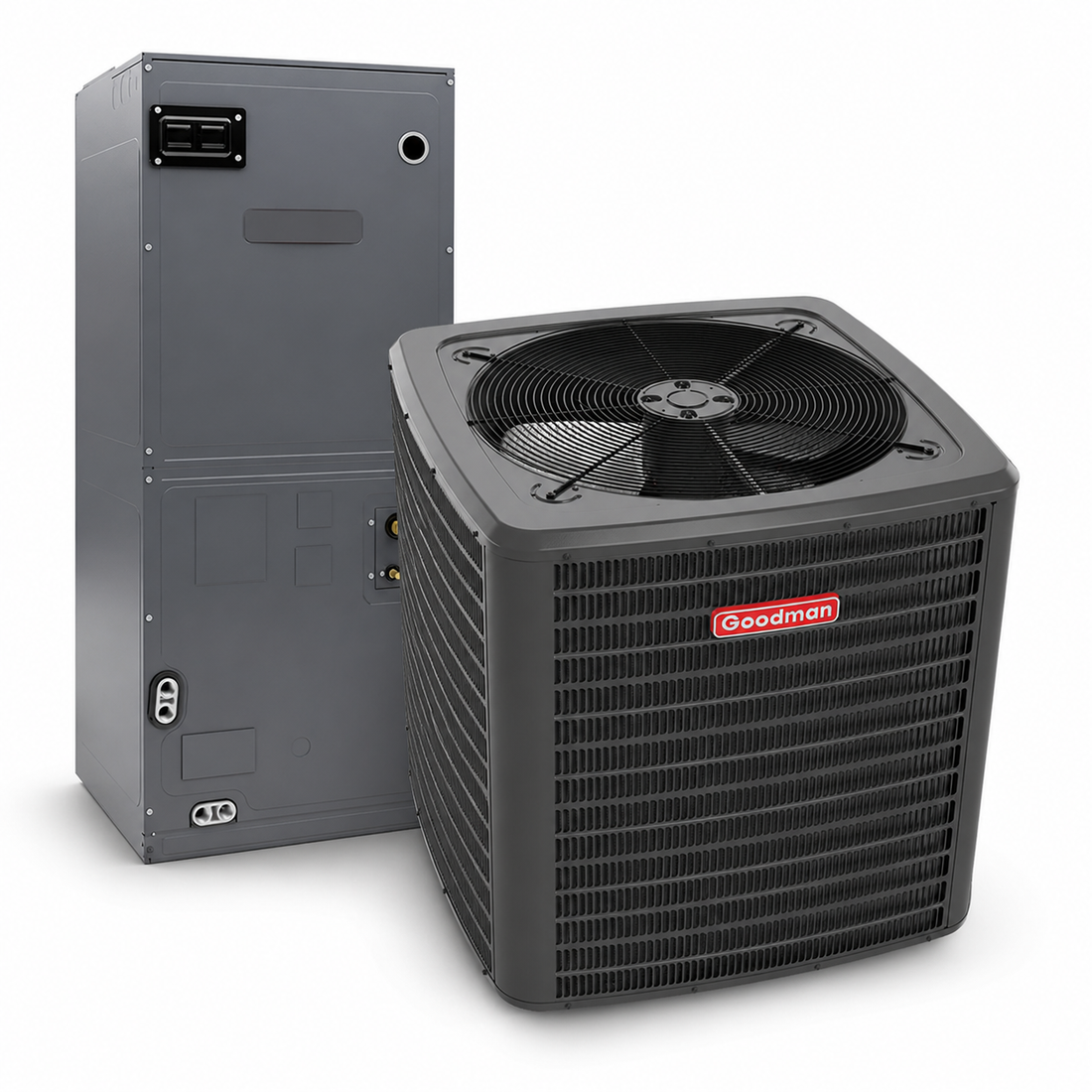 South Mini Splits | Goodman 1.5 Ton 15.2 SEER2 R32 Air Conditioner Split System - Multi-Positional 