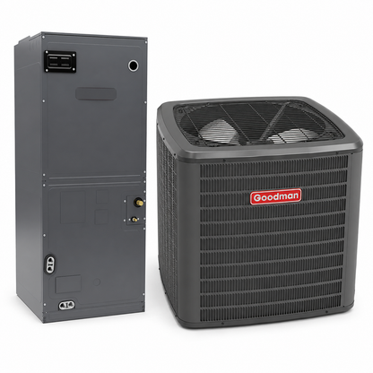 South Mini Splits | Goodman 1.5 Ton 14.5 SEER2 R32 Air Conditioner Split System - Multi-Positional 