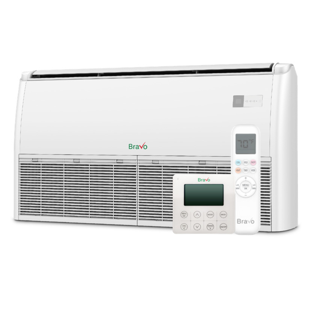 South Mini Splits | Bravo Milano Series 3-Zone Ductless Mini Split AC & Heat Pump -- 36000 BTU (3.0 Ton), Universal Floor Ceiling Units (12K+12K+18K) BTU, Inverter Technology, 230V, Heating & Cooling 