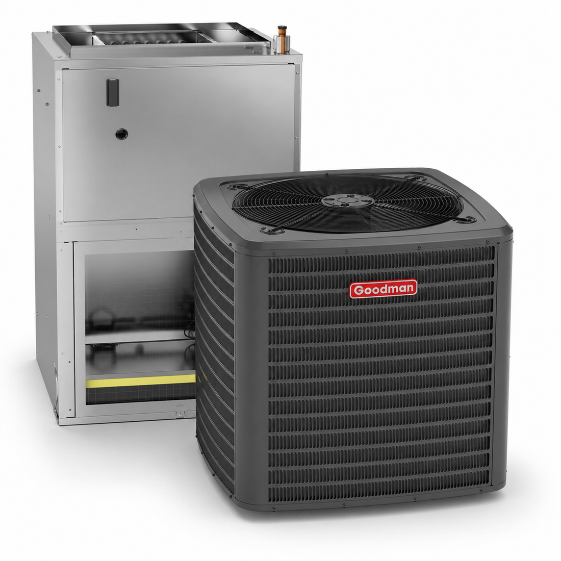 Goodman 2.5 Ton 15.2 SEER2 R32 Air Conditioner Split System w/ 10kW Heat - Wall Mounted