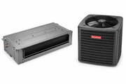 South Mini Splits | Goodman 2 Ton 14.3 SEER2 R32 Air Conditioner Split System w/ 8kW Heat - R454B Inverter - Ceiling-Mounted 