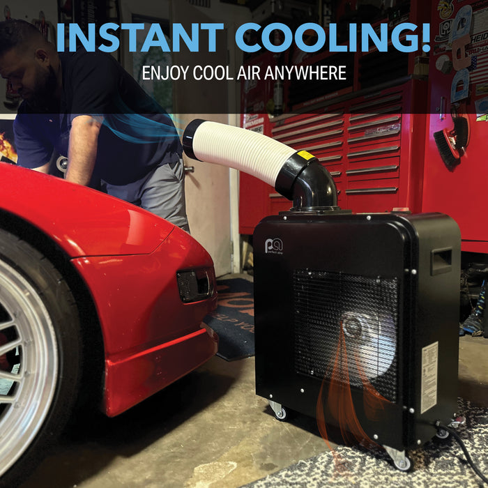 Perfect Aire 7,000 BTU Portable Indoor Outdoor Spot Cooler, No