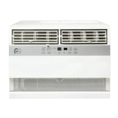 Perfect Aire | Perfect Aire 12,000 BTU Window Air Conditioner with Electric Heater (R32) | 12,000 BTU 230V Cool/Heat Window Air Conditioner with 11,000 BTU Electric Heat, Follow-Me Remote Con