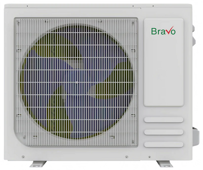 Bravo 9,000 BTU 22.0 SEER2 Single Zone Concealed Duct Mini Split System w/ 16ft Installation Kit | Pisa series - R32 | 230V