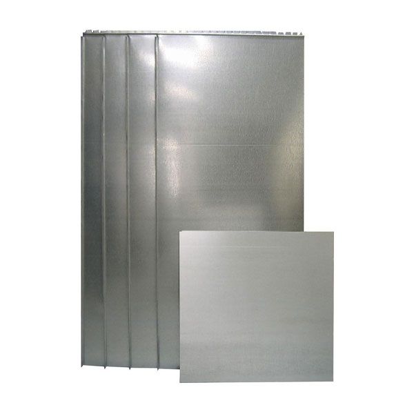 Knockdown Supply Plenum with Top - 16.5" x 20" x 36" - B Width