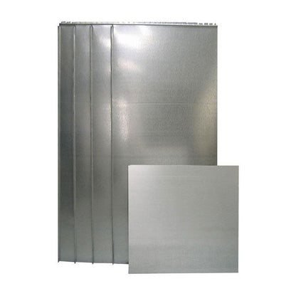 Knockdown Supply Plenum with Top - 16.5" x 20" x 36" - B Width