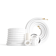 OLMO Sierra Series, R32 Mini Split, 12,000 BTU 230V Single Zone 1 Ton High Wall Air Conditioner and Heat Pump, Ductless Inverter System, 20 SEER Single Head, with WI-FI and 16FT Installation Kit Included, OS-12SRW-230VI + OS-12SR-230VO - South Mini Splits