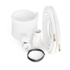 3/8"-5/8" Mini Split Installation Kit Insulated Pre-Flared 16ft/25ft/50ft with Connection Wires for 24,000-48,000 BTU Unit Systems - South Mini Splits