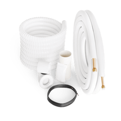 Line set 1/4"-1/2" Mini Split Installation Kit Insulated Pre-Flared 16ft/25ft/50ft with Connection Wires for 12000-18000 BTU Unit Systems - South Mini Splits