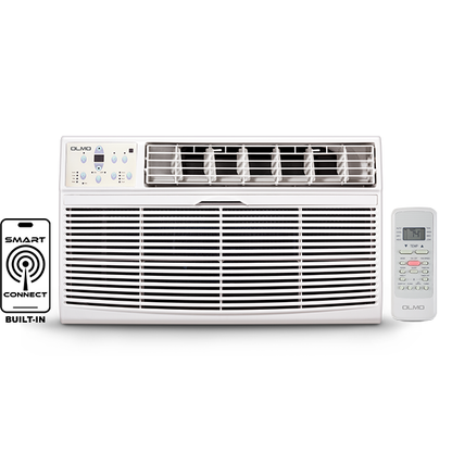 OLMO Through The Wall Air Conditioner (Heating and Cooling) 14K 230v/60hz with Remote Control, Smart Connect, Heat Strip and Optional Sleeve - South Mini Splits