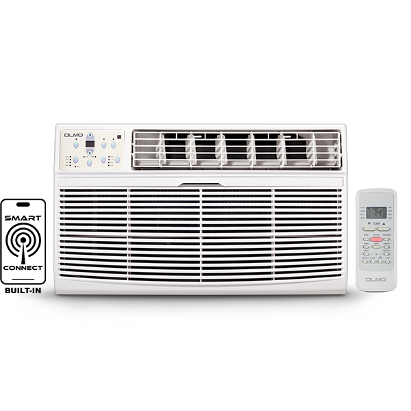 OLMO Through The Wall Air Conditioner (Cooling Only) 14K BTU 230v/60hz with Remote Control, Smart Connect and Optional Sleeve - South Mini Splits