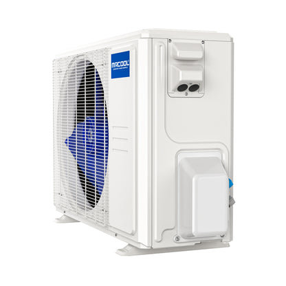 MRCOOL DIY R410A 4th Gen E STAR Mini Split - DIY 24,000 BTU (2 TON) 20.5 SEER2 Ductless Air Conditioner and Heat Pump with Quiet Wall Mount, Wi-Fi and includes Pre-Charged 25FT Installation Kit Complete Inverter High Wall System - DIY-24-HP-WM-230C25