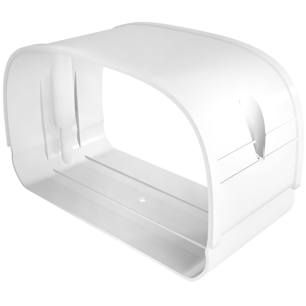 MRCOOL 12FT LineGuard 4.5 in. 16-Piece Complete Line Set Cover Kit for Ductless Mini-Split or Central System
