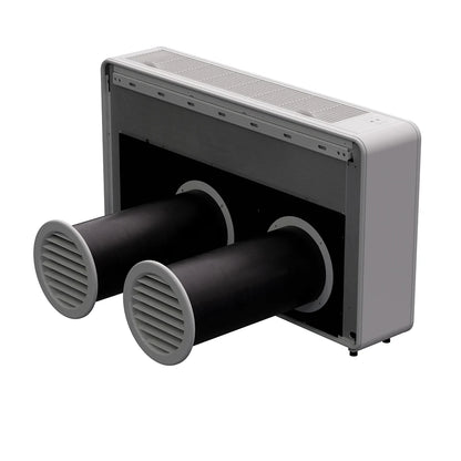 MRCOOL® Monoblock MTHP 10,000 BTU 115V Wall Mounted Heating &amp; Cooling System – No Outdoor Unit – WiFi – R32 – MDM10115D