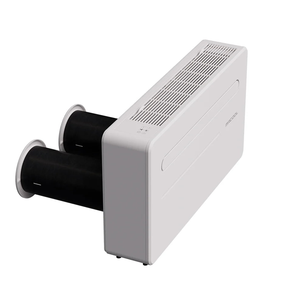 MRCOOL® Monoblock MTHP 10,000 BTU 115V Wall Mounted Heating & Cooling System – No Outdoor Unit – WiFi – R32 – MDM10115D
