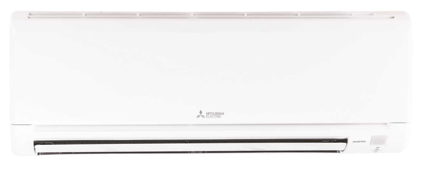 Mitsubishi Mini Splits, R410A, 9,000 BTU, 0.75 Ton, 28.4 SEER Wall Mount Air Conditioner Ductless Mini Split, Heat Pump, Inverter System GS Series Single Zone - MSZ-GS09NA-U1 + MUZ-GS09NA-U1