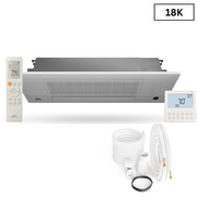 Cooper&Hunter Multi-Zone R410A, 18,000 BTU 230V One-Way Ceiling Cassette Air Conditioning Indoor Unit for Heat Pump, Mini Split Inverter System Up To 22 SEER2 with Wi-Fi Enabled Thermostat and Optional Installation Kit СH-18MCT1W-W - South Mini Splits