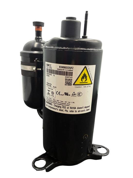 HVACSupplies.com | DC Inverter Rotary Compressor KSN98D22UFZ 170V, at 180Hz R454B, R32, R410A | Part# 11103020000239 | 
  :root {
    --hvx-golden: #8fc8f7;
    --hvx-slate: #1f2d3d;
    --hvx-ivory: #eef8ff;
    --hvx-