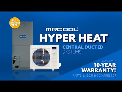 MRCOOL® 36,000 BTU (3 TON) Hyper Heat Multi-Position Central Ducted Air Handler Mini Split Complete System (Choose your Installation Kit) - CENTRAL-36-HP-230A00