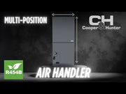 Cooper&Hunter R454B, 24,000 BTU 2 TON 20 SEER Heat Pump Split System with Multi Position Air Handler, Wi-Fi Thermostat Included and Optional Installation Kit + Auxiliary Heat Option CH-RS24MAHU+ CH-RES24-230VO