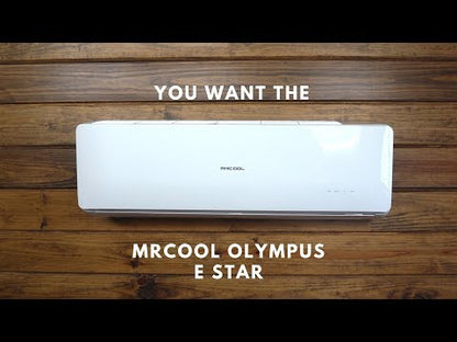 MRCOOL Mini Split Air Conditioner & Heat Pump  –  24000 BTU Olympus ENERGY STAR 2 Ton Ductless Mini-Split Heat Pump Condenser – 230V, 22 SEER2, Wi-Fi, Alexa & Google Compatible, 25ft Line Set, Quiet Wall Mount, Inverter System – O-ES-24-HP-230B