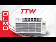 OLMO Through The Wall Air Conditioner (Cooling Only) 12K BTU 115v/60hz with Remote Control, Smart Connect and Optional Sleeve SKU: OW-A12AC115WF