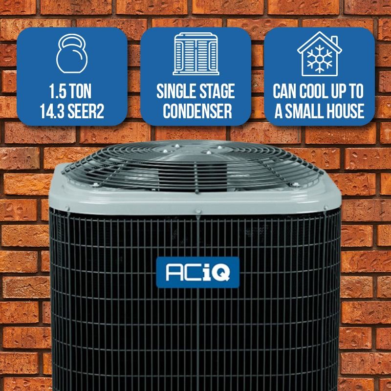ACiQ 1.5 Ton 14.3 SEER2 ACiQ Air Conditioner Condenser - R454B