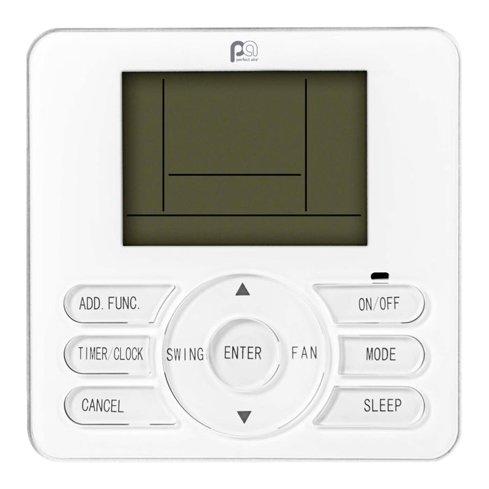 Perfect Aire Wired Control Thermostat for Perfect Aire and Denali Aire 230V Quick Connect Mini-Splits