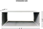 Universal PTAC Folded Metal Wall Sleeve And Exterior Grille - South Mini Splits