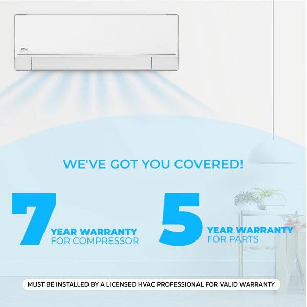 Cooper & Hunter Astoria Series, 0.75 Ton Single Zone Air Conditioner and Heat Pump, 9,000 BTU/h Ductless Mini Split, 25.5 SEER Inverter System, 208-230V/60HZ, Single Head, with Wi-Fi and Optional Installation Kit Wall Mount 1 Zone Cooper&Hunter 