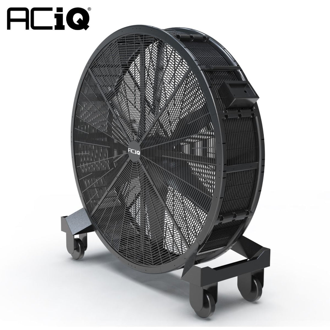 ACiQ 49 Inch Industrial Mobile Drum Fan - 17000 CFM 3-Speed 110V