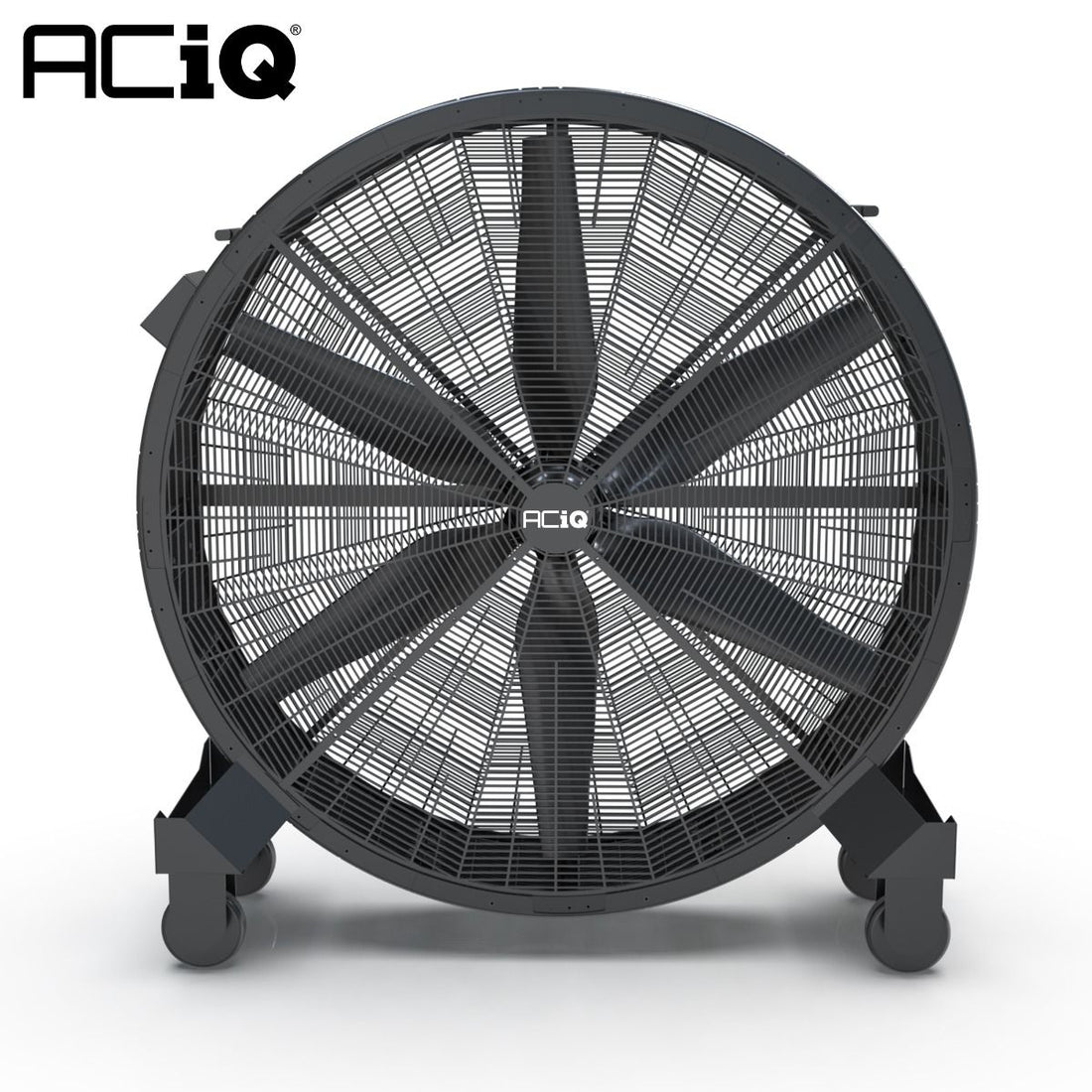 ACiQ 59 Inch Industrial Mobile Drum Fan - 24000 CFM 3-Speed 110V