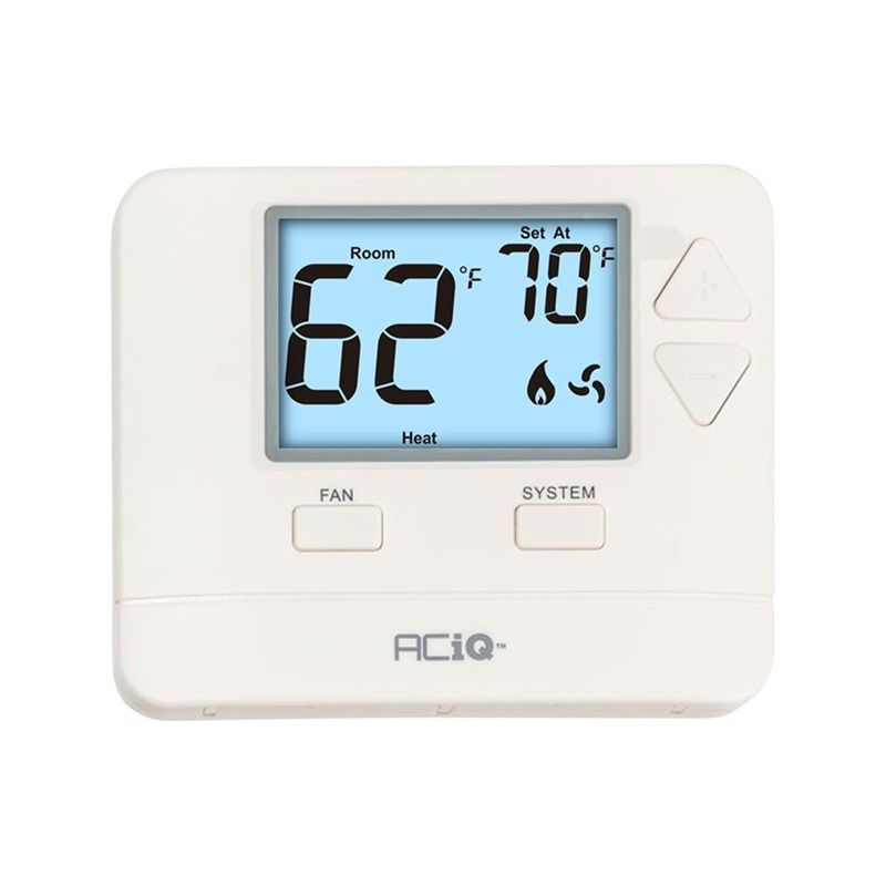ACiQ Non-Programmable Thermostat 1 Heat / 1 Cool