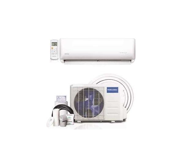 MRCOOL Mini Split Air Conditioner & Heat Pump – 9000 BTU Olympus Hyper Heat 0.75 Ton Ductless Mini-Split Heat Pump Condenser – 230V, 28.1 SEER2, Wi-Fi, Alexa & Google Compatible, 25ft Line Set, Quiet Wall Mount, Inverter System – O-HH-09-HP-230B