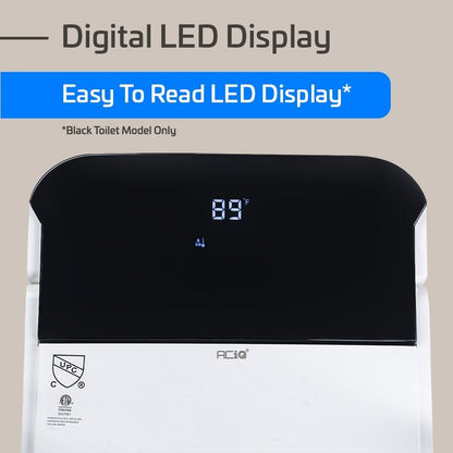 ACIQ | ACiQ Smart Toilet, One-Piece with Bidet, Auto Flush, Heated Seat, LED Display | 
  :root {
    --hvx-golden: #0EA5A6;
    --hvx-slate: #0F172A;
    --hvx-ivory: #F8FAFC;
    --hvx-