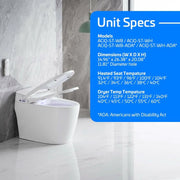 ACIQ | ACiQ Smart Toilet, One-Piece with Bidet, Auto Flush, Heated Seat, LED Display | 
  :root {
    --hvx-golden: #0EA5A6;
    --hvx-slate: #0F172A;
    --hvx-ivory: #F8FAFC;
    --hvx-