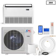 Cooper & Hunter Universal Floor/Ceiling 36,000 BTU 230V, R410A, 16 SEER Ductless Mini Split Air Conditioner With Wall Thermostat, Light Commercial Series, 3 TON Single Zone System + Optional Installation Kit.  CH-36LCFCI + CH-N36LCU-230VO - South Mini Splits