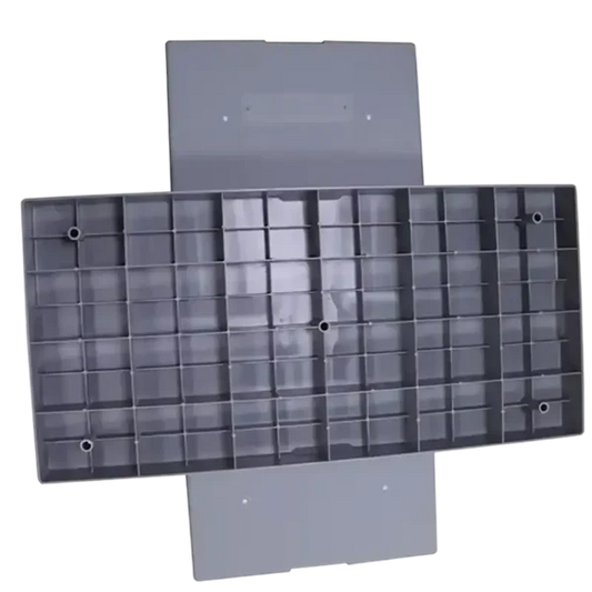 ARMBRIDGE 18"x38"x3" Ribbed Plastic Condenser Pad | Shock-Absorbing, Anti-Slip Foundation for HVAC Systems and Outdoor Equipment