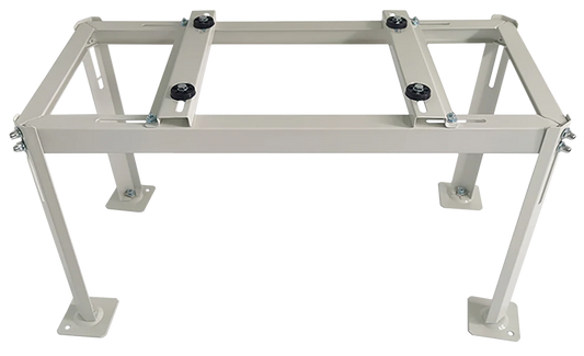 ARMBRIDGE Heavy-Duty Mini Split Ground Stand, Zinc-Coated Brackets for 9,000–36,000 BTU Units | Weatherproof Design, 330+ lbs Capacity