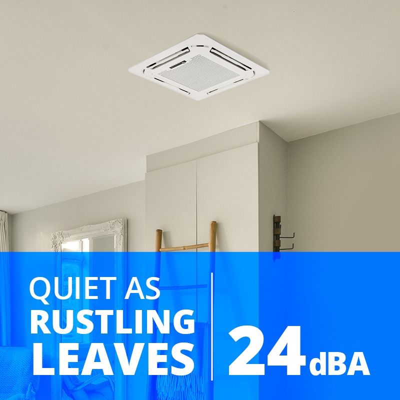 ACiQ 48,000 BTU 23 SEER ACiQ Single Zone Ceiling Cassette Mini Split System | Extreme Series